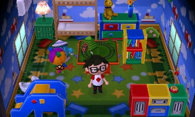 Stitches’ Home in Wild World and City Folk