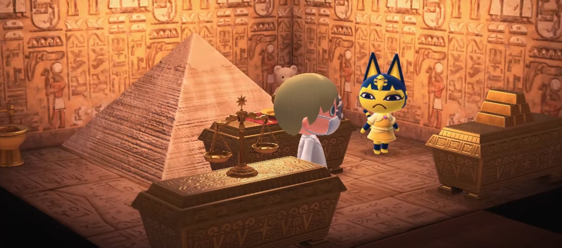 interior of ankha's house