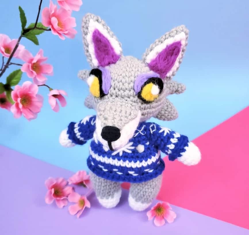 Handmade Animal Crossing Fang Wolf