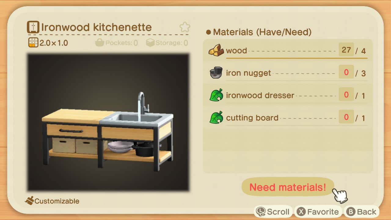 Ironwood Kitchenette