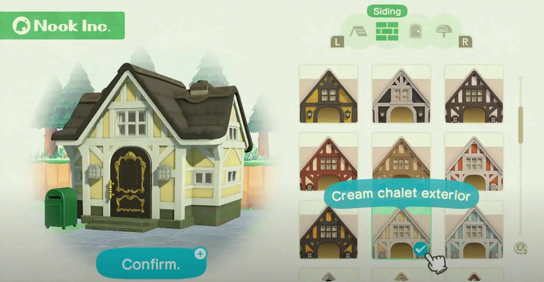 animal crossing new leaf roof colors