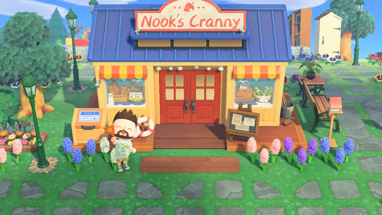 The outside of Nooks Cranny