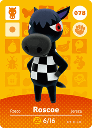 roscoe amiibo card